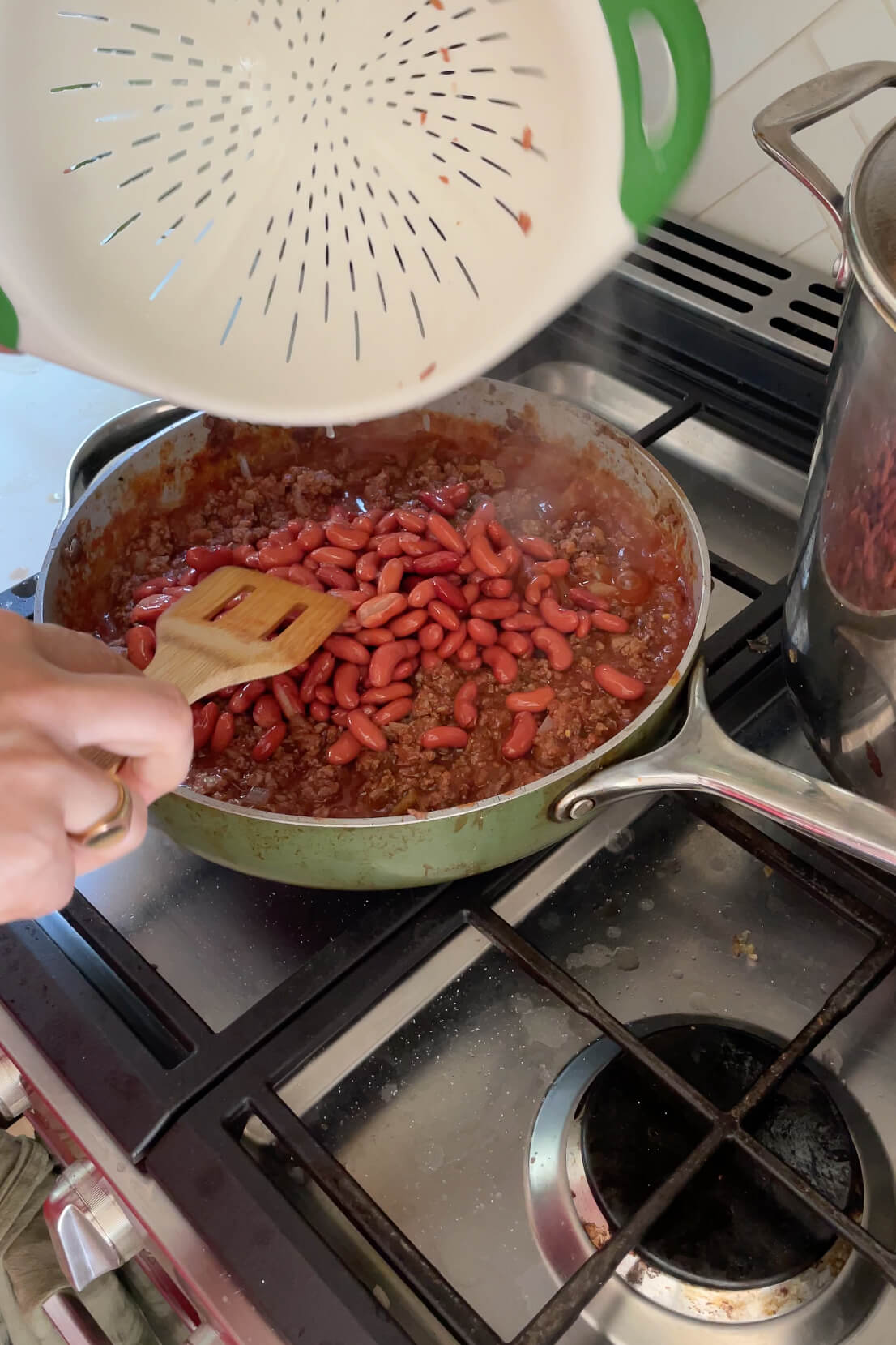 Classic chili recipe with beans.